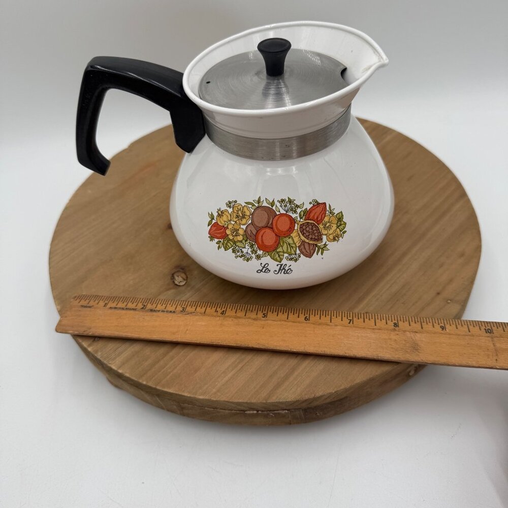 Vintage Corning Ware Spice of Life Le The’ Pattern Tea Pot